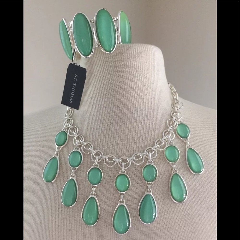 St. Thomas fashion jewelry set-NEW